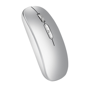 เมาส์ไร้สายมีไฟ LED แบล็คไลท์2.4กิกะเฮิร์ตซ์, เมาส์ออกแบบใหม่มีหลายสีแบบเงียบสามารถเลื่อนได้แบบเรียบลื่นสามารถปรับสต๊อค - Product Image 5