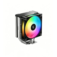 Refroidisseur d'air pour processeur DeepCool AG400 G2 ARGB 220W TDP, performances de nouvelle génération pour Intel LGA1700 1200 et AMD AM5 AM4 avec ventilateur PWM de 120 mm
