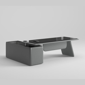 Bureau de direction modulaire en bois <span class=keywords><strong>JIBAN</strong></span> J-K602 au design moderne avec tiroirs de rangement, fabriqué en Chine, garantie 3 ans - Product Image 4
