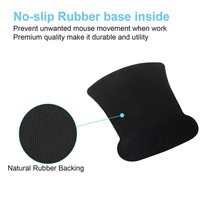Repose-poignet ergonomique en mousse à mémoire de forme pour souris d'ordinateur, PC Gaming - Conception à trous de massage - Repose-poignet pour souris