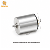 Moteur CC sans balais Tenli 1715 17x15.2mm réversible CW CCW 0.5-1.0mN-m 15000RPM pour robotique, automatisation industrielle