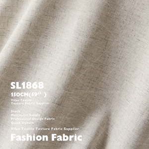 Prend en charge le tissu de lin élastique respirant mélangé à plusieurs couleurs pour les pantalons de robe de vêtements - Product Image 1