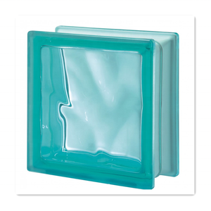 LL tipos de 80,0mm 190x190 transparente verde rosa nublado paralelo bloque de vidrio hueco para la decoración de la pared de partición de construcción - Product Image 3