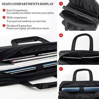 OEM de fábrica al por mayor elegante resistente al agua Business Messenger Maletines Laptop Bag