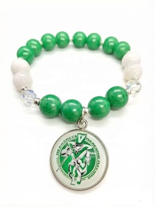 Pulsera con abalorios <span class=keywords><strong>de</strong></span> la universidad HBCU ASU Braves <span class=keywords><strong>de</strong></span> Alcorn State, pulsera con abalorios <span class=keywords><strong>de</strong></span> la universidad JSU <span class=keywords><strong>de</strong></span> Mississippi Valley State, pulsera con abalorios <span class=keywords><strong>de</strong></span> la universidad SU Tiger. - Product Image 2