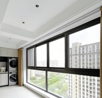 Ventanas Corredizas Modernas METGOOD de Vidrio y Aleación de Aluminio, Sistema de Rotura de Puente Térmico, Insonorizadas, con Certificación Energy Star, para Uso Exterior en Cocina