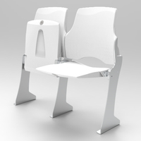 Sièges de stade de football en plastique bon marché, sièges de stade chinois, fauteuil JY-S101, montage au sol