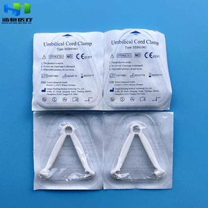 Hanheng gunting jepit kabel pusar, gunting medis sekali pakai untuk rumah sakit steril Abs ukuran 50mm, nilon PE PP untuk disinfektan lecet - Product Image 5