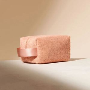 Trousse de Maquillage de Luxe 100% Coton Nouveau Produit Pochette de Voyage pour Filles avec Fermeture Éclair et Accessoires - Product Image 1