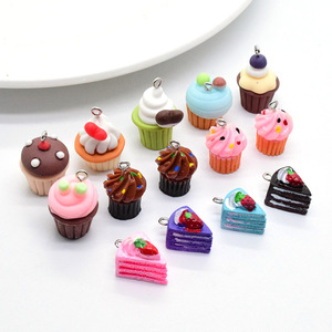 Miniaturas <span class=keywords><strong>de</strong></span> Resina <span class=keywords><strong>de</strong></span> Manna Simulation, Adornos <span class=keywords><strong>de</strong></span> Comida <span class=keywords><strong>de</strong></span> Chocolate y Frutas para Hacer Aretes, Llaveros y Accesorios para el <span class=keywords><strong>Cabello</strong></span> - Product Image 2