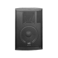 Haut-parleur passif professionnel 150W de puissance nominale pour salle de réunion, église, école, équipement sonore PA en bois avec support mural