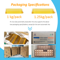 Élimination Hygiène Utilisation Adhésif Fabrication SIS Base en caoutchouc thermofusible Colle pour serviettes hygiéniques-Sûr pour la peau, Repositionnable