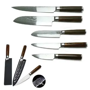 힙합 홈 다마스커스 요리사 나이프 스테인레스 스틸 프리미엄 품질 일본 칼 다이닝 주방 나이프 액세서리