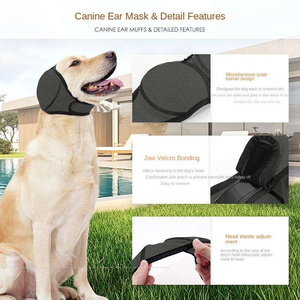 Funda de Poliéster Impermeable para Perro, Orejeras Protectoras contra el Ruido para Perros de Mascota, Orejeras de Caza - Product Image 6
