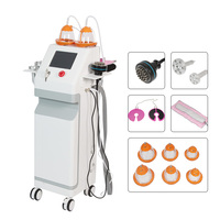 Appareil de massage vertical électrique à ventouse pour l'augmentation mammaire avec lumière rouge, microcourant et thérapie par vibration, pour usage domestique et professionnel