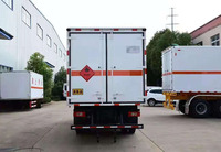 Nouveau camion de transport de matières dangereuses Euro 6 haute performance de 12 tonnes avec une caisse de chargement renforcée de 5,1 m pour une distribution sécurisée des gaz inflammables
