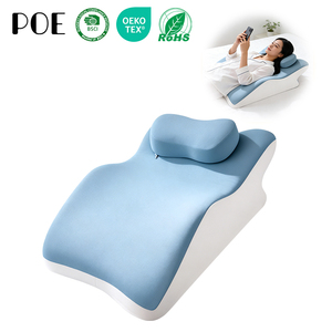 <span class=keywords><strong>Oreiller</strong></span> moderne en mousse à mémoire de forme - Coussins ergonomiques pour un sommeil réparateur avec soutien complet pour le cou et le corps, doux pour la lecture/les couples - Product Image 1
