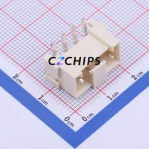 M3960VS-04-LP-R Wire-to-Board Pin Header SMD,P=3.96mm Connector 1x4P 3.96mm Vertical Mount 4P - Product Image 1