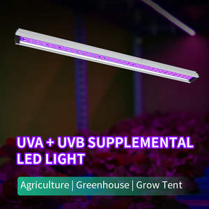 Barre de lumière LED de culture supplémentaire de 30 W, spectre UVA/UVA+UVB, floraison des plantes, indice de protection IP65, floraison unique - Product Image 1
