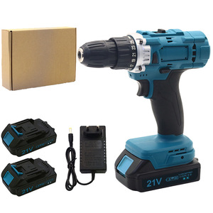 Cordless Drill 21V Lithium Battery Dual Speed Keyless Chuck Reversible For DIY Metal Drilling And Screw Tightening - Product Image 1