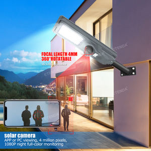 Солнечное освещение с камерой видеонаблюдения в умных городах, 1200 Вт, светодиодное уличное освещение на солнечной батарее с дистанционным управлением - Product Image 2