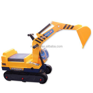 नाटक खेलने निर्माण ट्रक खिलौना खुदाई खुदाई करने वाला गाड़ी बच्चों के लिए कार पर सवारी - Product Image 2