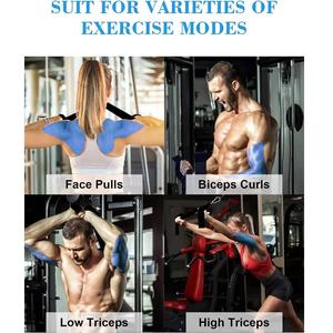 Wellshow สายคล้องคอ Sport <span class=keywords><strong>Tricep</strong></span>,เชือกดึงลงสำหรับโรงยิมที่บ้าน - Product Image 5