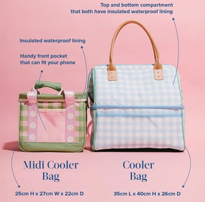 2025, bolsa de almuerzo informal personalizada para mujer, bolsas de almuerzo más frescas para damas, bolsa de almuerzo aislada, bolsa térmica impermeable - Product Image 6