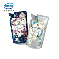 Sachet Doypack Personnalisé Imprimé et Formé, Emballage Liquide Stratifié pour Lessive, Lotion Corporelle et Détergent