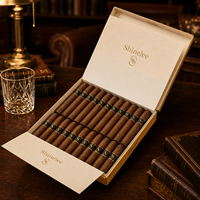 Boîte cadeau de luxe Shinelee pour cigares, emballage rigide en papier, étui de rangement pour mini-cigares avec logo personnalisé pour cadeaux haut de gamme