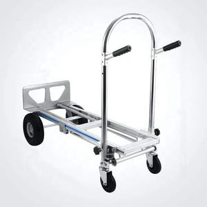 2 in 1 Mehrzweck-Hochleistungs-Handwagen aus faltbarem Aluminium zum Verkauf - Product Image 5