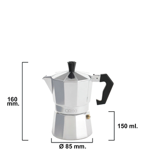 Caffettiera Classica in Alluminio, 3 Tazze (150 ml) - Product Image 5