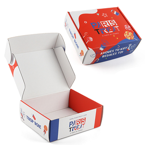 Caja de Cartón Corrugado con Diseño Personalizado de Estilo Francés, Tema París, para Regalos de Panaderí<span class=keywords><strong>a</strong></span> y Dulces - Product Image 1
