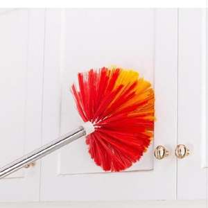 Artículo para el hogar, poste telescópico, cerdas de PET, cepillo de limpieza de techo, cepillo de telaraña suave, escoba - Product Image 4