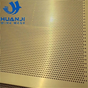 Panneaux de grille métallique décoratifs pour portes, panneaux de revêtement mural perforés en aluminium Alucobond - Product Image 6