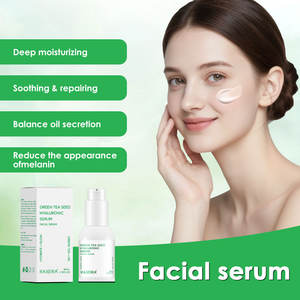 カスタマイズされた緑茶シードセラムポアミニマイザーヒアルロン酸フェイシャルポア収縮抗にきびブライトニング美白フェイスセラム - Product Image 2
