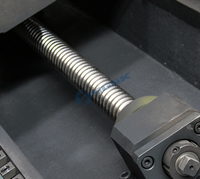 Centre de tournage CNC horizontal automatique à 2 axes TCK50A avec contrôleur GSK, précision de 0,005 mm, longueur maximale de pièce de travail de 500 mm