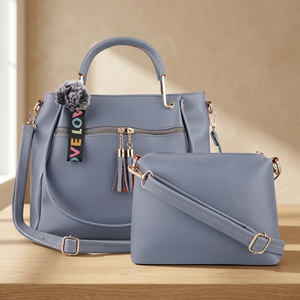 Nouveau style 2025 – Sac à main décontracté pour femme en cuir véritable, durable, léger, imperméable, antivol, grande capacité, avec bandoulière et pochette - Product Image 1