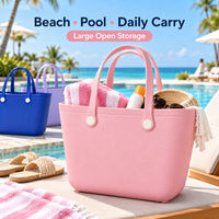 Sac de plage XL Eva surdimensionné, sacs de courses pliables, sac de voyage, grand sac de natation, sacs de courses réutilisables imperméables pour enfants