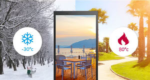 Yüksek kaliteli açık 3000nits su geçirmez parlama önleyici duvar asılı ultra dar yan bakım gerektirmeyen <span class=keywords><strong>TV</strong></span> - Product Image 4