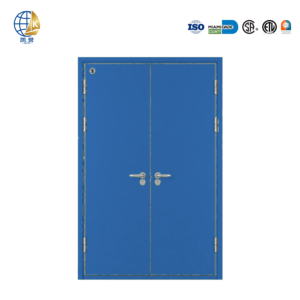 Fabricant de portes <span class=keywords><strong>coupe</strong></span>-<span class=keywords><strong>feu</strong></span> contemporaines en acier à double battant, solution de projet pour entrepreneur, prix de gros - Product Image 1