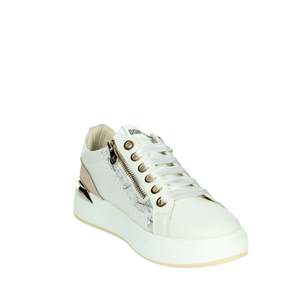 Zapatillas deportivas Keys Donna K 10541 Bianco, zapatos para caminar de cuero blanco - Product Image 5