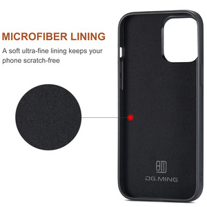 Étui de téléphone portefeuille magnétique de luxe <span class=keywords><strong>2</strong></span> en 1, étui de portefeuille détachable DG Ming avec plusieurs emplacements pour cartes pour iPhone XR 11 12 13 Pro Max - Product Image 5
