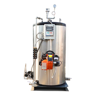 Générateur de vapeur vertical à gaz ou diesel de 100 kg, 150 kg, 200 kg, 250 kg, 300 kg, 400 kg, 500 kg, 600 kg, 700 kg, 1000 kg/h