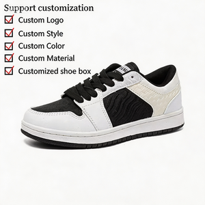 Zapatillas Deportivas de Malla con Cordones Planos Blancas y Negras Xiao <span class=keywords><strong>Lant</strong></span> para Hombre y Mujer, Tendencia de Moda Otoñal, Casuales y Transpirables - Product Image 1
