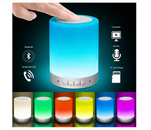 Lámpara Inteligente <span class=keywords><strong>con</strong></span> Sensor Táctil, Anillo de Fiesta Táctil <span class=keywords><strong>con</strong></span> Ambiente Disco, Altavoz Inalámbrico Portátil <span class=keywords><strong>con</strong></span> Luz Ambiental LED - Product Image 4