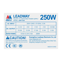 Kualitas Tinggi New Meiji/Leadway Flex250 PFC 80 Plus 250W ATX Flex Power Supply untuk Sistem POS AIO