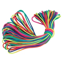 4mm Regenbogen bunte Hank Verpackung 7 Innen kerne Paracord 550lbs Fallschirm schnur für Überlebens armband 100Meter