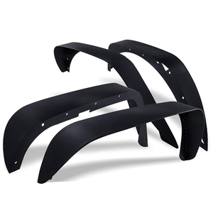 ABS Plat En Acier de Style Texturé Hors Route Large Corps Voiture Garde-Boue Pour Jeep Wrangler JK 07-17 - Product Image 1