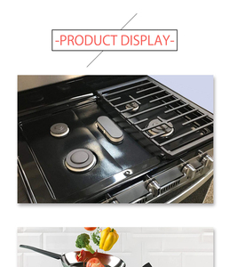 Nuvemshop nouveauté épaisseur 0.2mm couleur noire cuisinière à gaz brûleur couvre poêle garde couvre cuisinière à gaz haut protecteur doublure tapis - Product Image 5